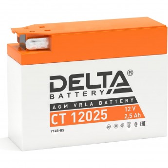 Аккумулятор DELTA CT 12025 12V / 2.5Ah YT4B-BS Аккумулятор DELTA CT 12025 12V / 2.5Ah YT4B-BS