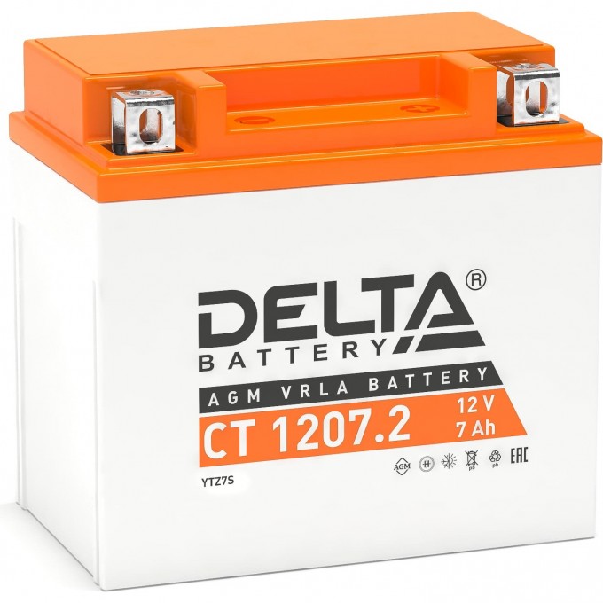 Аккумулятор DELTA 12V / 7Ah CT 1207.2