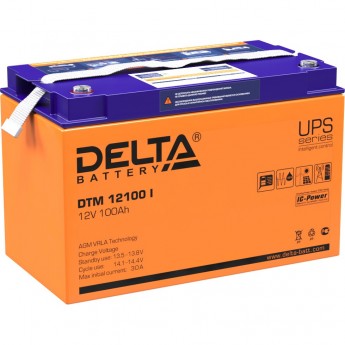 Аккумуляторная батарея DELTA DTM 12100 I 12V / 100Ah Аккумуляторная батарея DELTA DTM 12100 I 12V / 100Ah