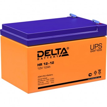 Аккумуляторная батарея DELTA HR 12-12 12V / 12Ah Аккумуляторная батарея DELTA HR 12-12 12V / 12Ah