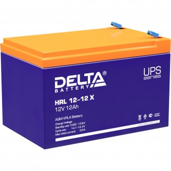 Аккумуляторная батарея DELTA HRL 12-12 X 12V / 12Ah Аккумуляторная батарея DELTA HRL 12-12 X 12V / 12Ah