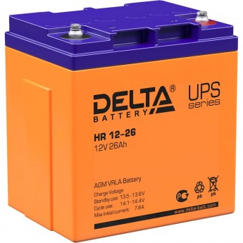 Аккумуляторная батарея DELTA HR 12-26 12V / 26Ah Аккумуляторная батарея DELTA HR 12-26 12V / 26Ah