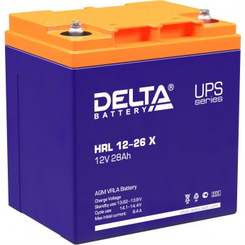 Аккумуляторная батарея DELTA HRL 12-26 X 12V / 28Ah Аккумуляторная батарея DELTA HRL 12-26 X 12V / 28Ah