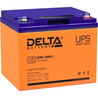 Аккумуляторная батарея DELTA DTM 1240 L 12V / 40Ah Аккумуляторная батарея DELTA DTM 1240 L 12V / 40Ah