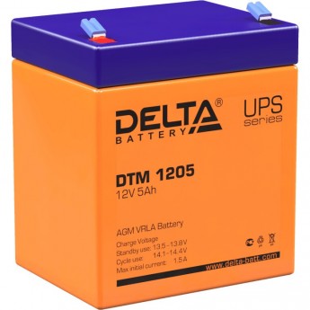 Аккумуляторная батарея DELTA DTM 1205 12V / 5Ah Аккумуляторная батарея DELTA DTM 1205 12V / 5Ah