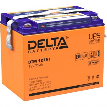 Аккумуляторная батарея DELTA DTM 1275 I 12V / 75Ah Аккумуляторная батарея DELTA DTM 1275 I 12V / 75Ah
