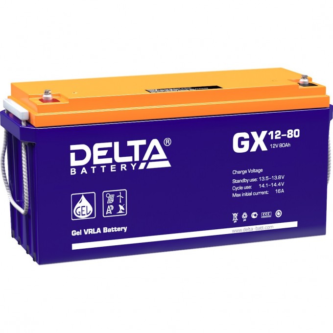 Аккумуляторная батарея DELTA 12V / 80Ah GX 12-80