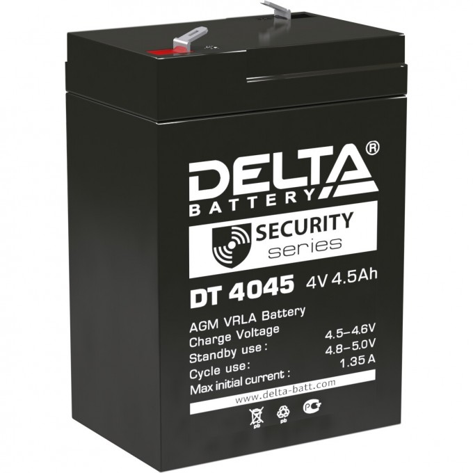 Аккумуляторная батарея DELTA 4V / 4.5Ah DT 4045