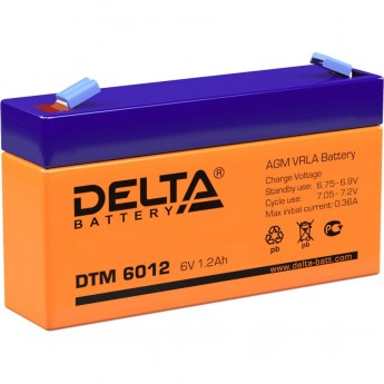 Аккумуляторная батарея DELTA DTM 6012 6V / 1.2Ah Аккумуляторная батарея DELTA DTM 6012 6V / 1.2Ah