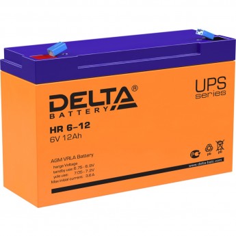 Аккумуляторная батарея DELTA HR 6-12 6V / 12Ah Аккумуляторная батарея DELTA HR 6-12 6V / 12Ah