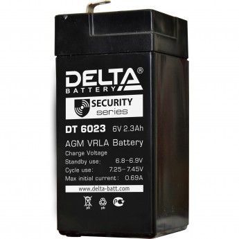 Аккумуляторная батарея DELTA DT 6023 6V / 2.3Ah