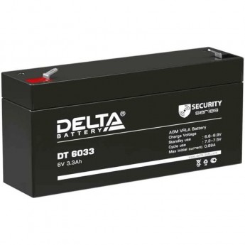 Аккумуляторная батарея DELTA DT 6033 125 6V / 3.3Ah