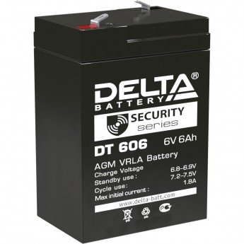 Аккумуляторная батарея DELTA DT 606 6V / 6Ah Аккумуляторная батарея DELTA DT 606 6V / 6Ah